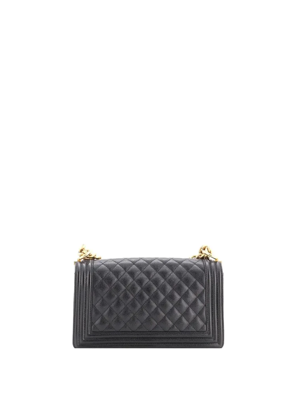 Chanel Boy Flap Bag Quilted Caviar Old #343414C49B
